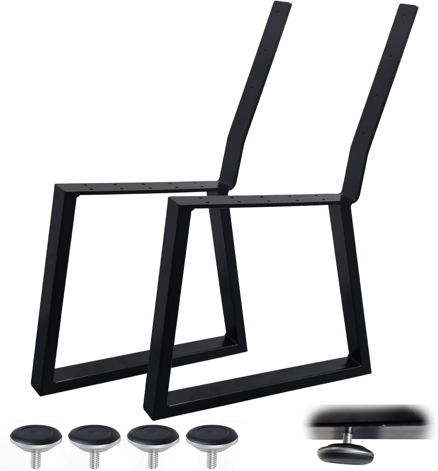 Metal Park Bench Frame with Backrest Brackets