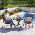 3-Piece Folding Patio Bistro Set