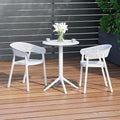 White 3-Piece Bistro Set