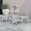 Gray 3-Piece Resin Patio Bistro Set