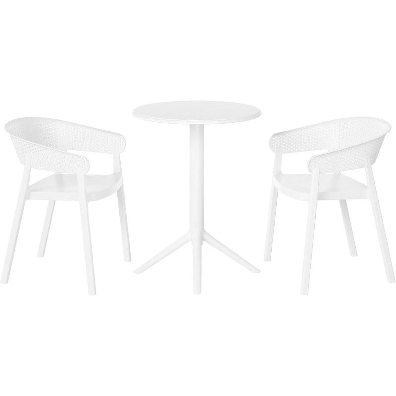 White 3-Piece Bistro Set
